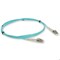 Add-On 1M LC MALE TO LC MALE OM3 STRAIGHT AQUA DUPLEX FIBER OFNR RISER-RATED ADD-LC-LC-1MST5OM3 - alternate 2